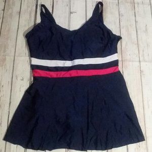 Navy Size 22W Swimsuit Dress
